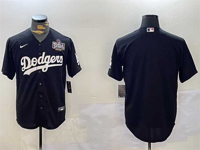 Men's Los Angeles Dodgers Blank Black 2024 World Series Cool Base Stitched Baseball Jersey,We sell and wholesale Men's Los Angeles Dodgers Blank Black 2024 World Series Cool Base Stitched Baseball Jersey on line form chian!